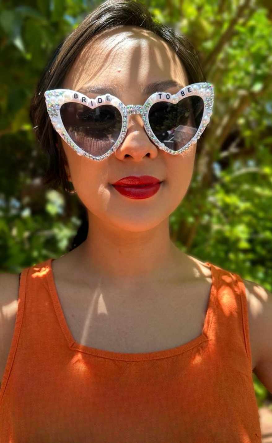 Rhinestone cheap covered sunglasses