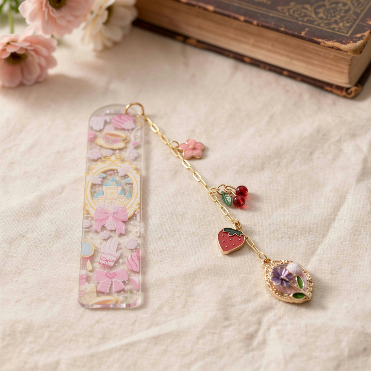Princess Bookmark Fairytale Bookmark Castle Bookmark