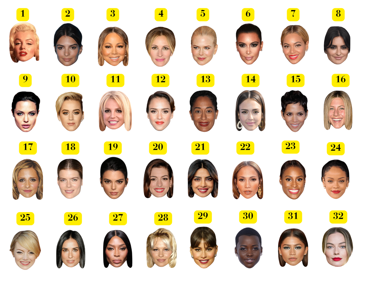 choose your celebrity heads