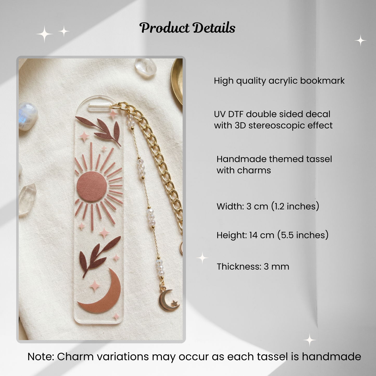 product details for Celestial Bookmark