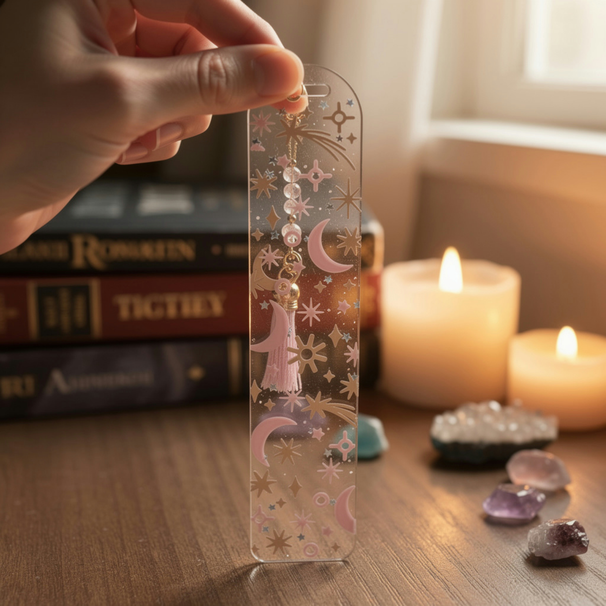 Celestial Moon Bookmark. Moon & Stars Bookmark. Celestial Night Sky Bookmark Celestial Book Lover Bookmark Cosmic Moon Bookmark Moon & Stars
