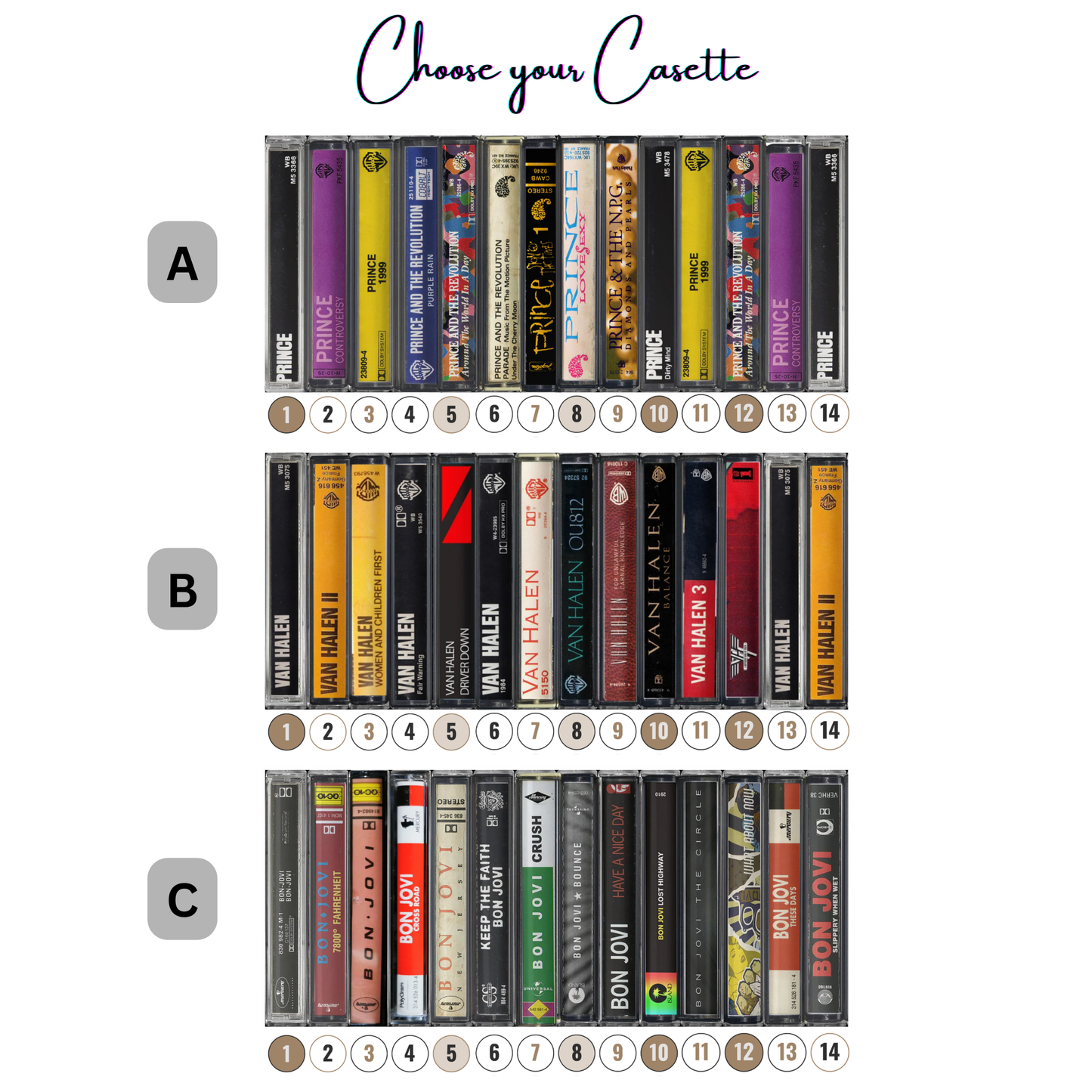 choose your cassette for Cassette tape Mug. Music Lover Gift. Cassette Mug. Cassette Retro Tape Mug. Music Lover Mug. Album Cassette Tape Mug. Album Cassette Mug