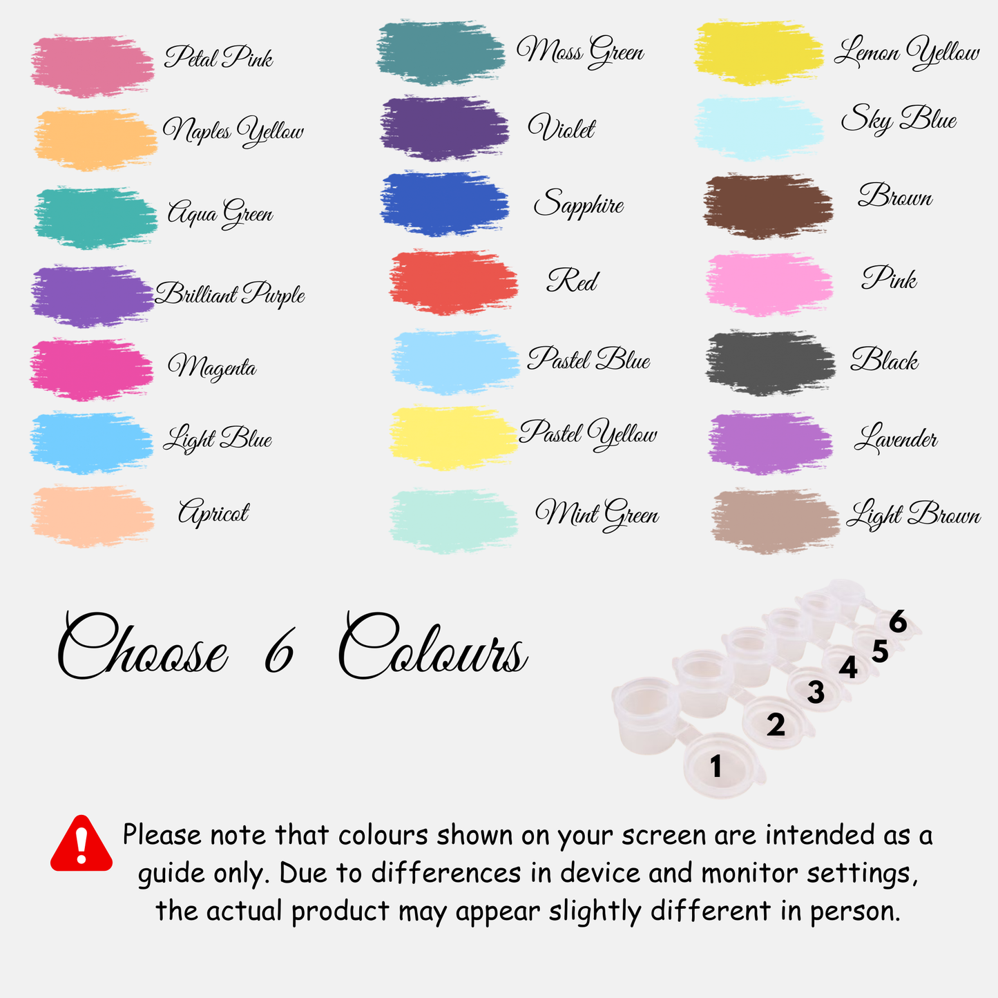 Choose your colours for the Paint your own canvas kit for kids. Kids canvas painting set. Personalised kids paint kit.  kids painting party favours