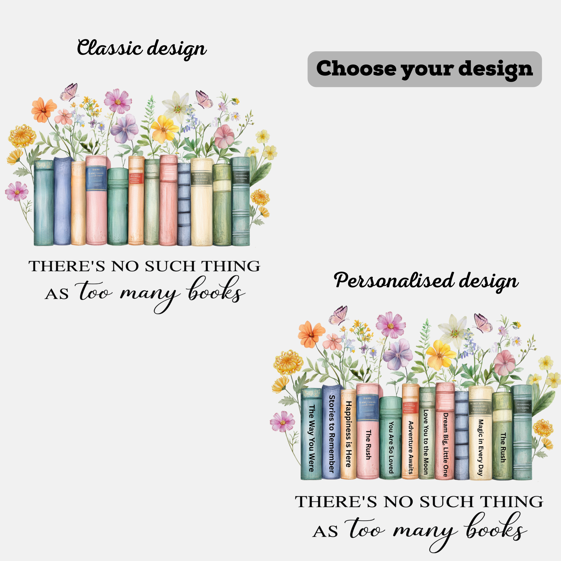 choose your design Personalised Book Lover Gift. Book lover Mug. Custom Gift for Book lovers