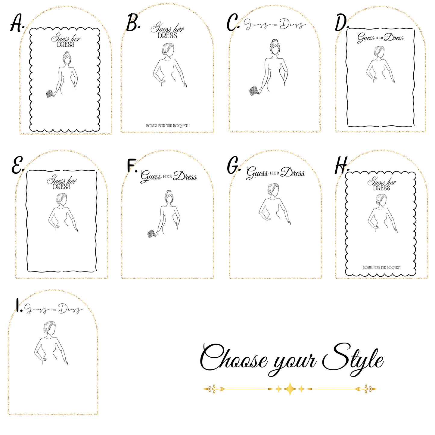 Guess the Dress Bridal Shower Game PRINTED Bridal Shower Game  Australia