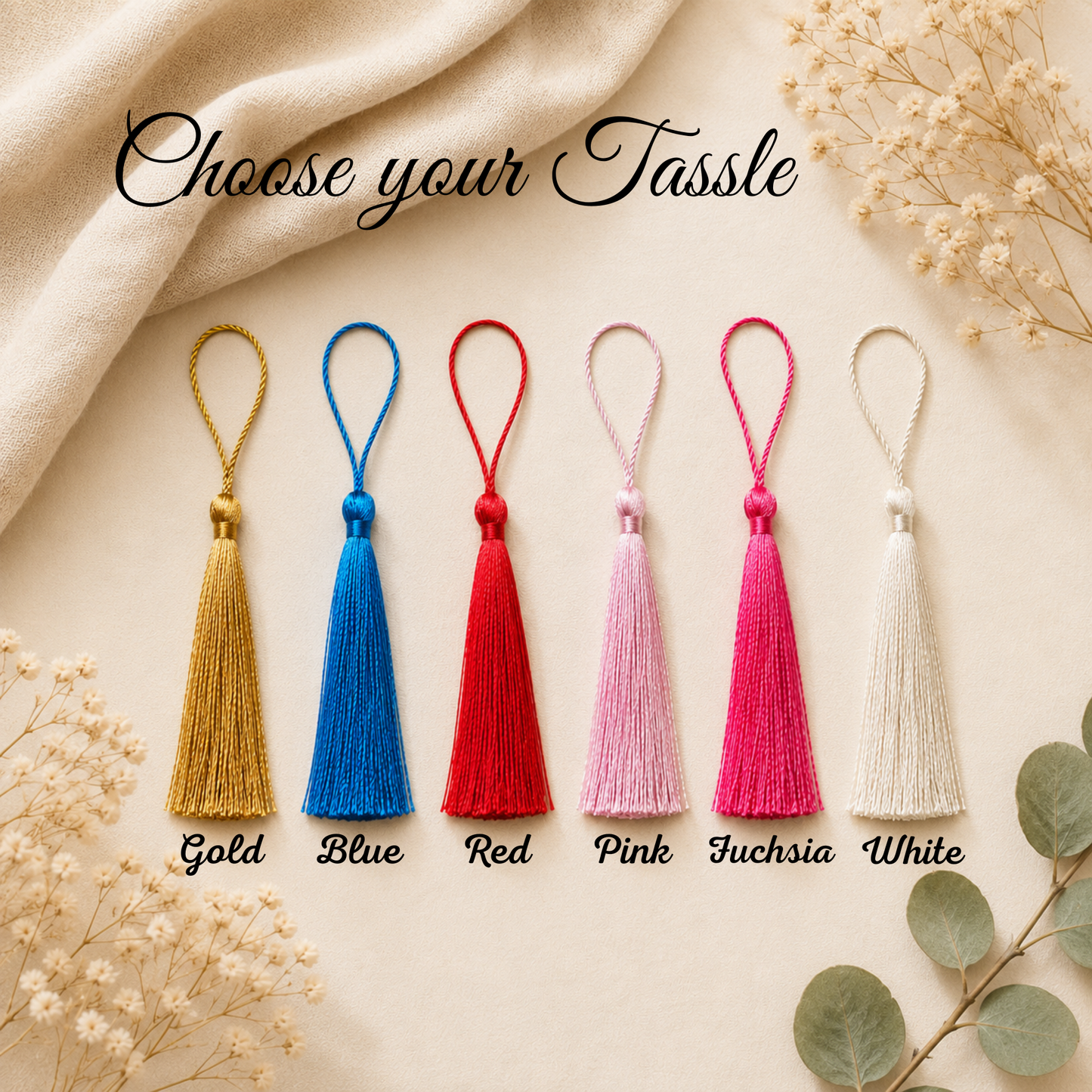 Choose your tassle Personalised Photo Bookmark Australia Custom Photo Bookmark