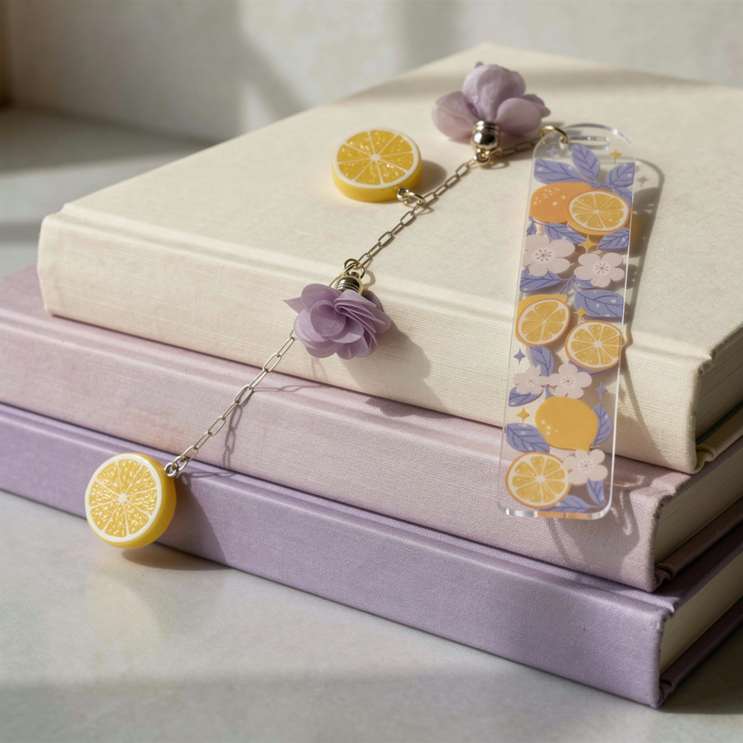 Lavender Lemon Bookmark. Tea Lover Gift. Lavender & Lemon Bookmark. Lavender Tea Bookmark. Lemon Bookmark. Lavender Bookmark Lavender