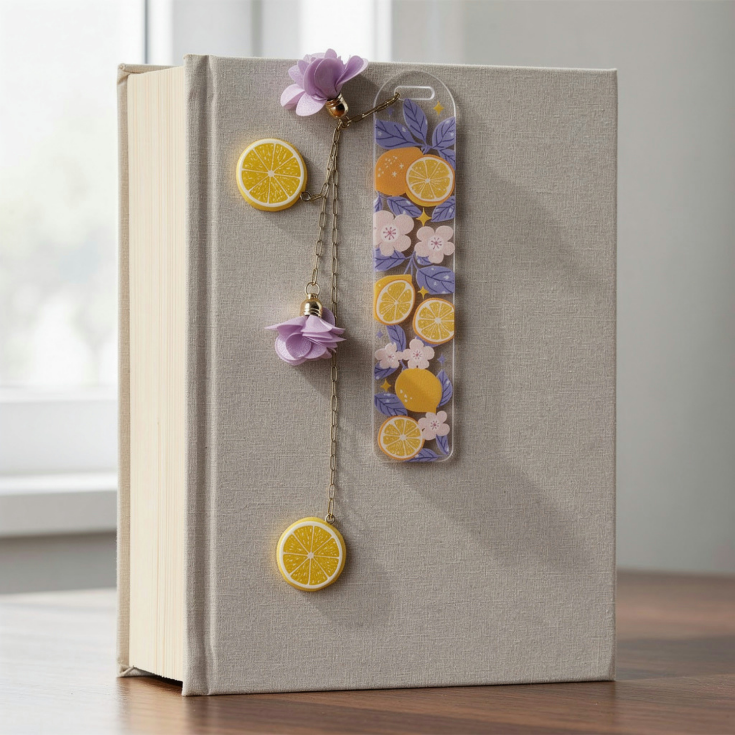 Lavender Lemon Bookmark. Tea Lover Gift. Lavender & Lemon Bookmark. Lavender Tea Bookmark. Lemon Bookmark. Lavender Bookmark Lavender