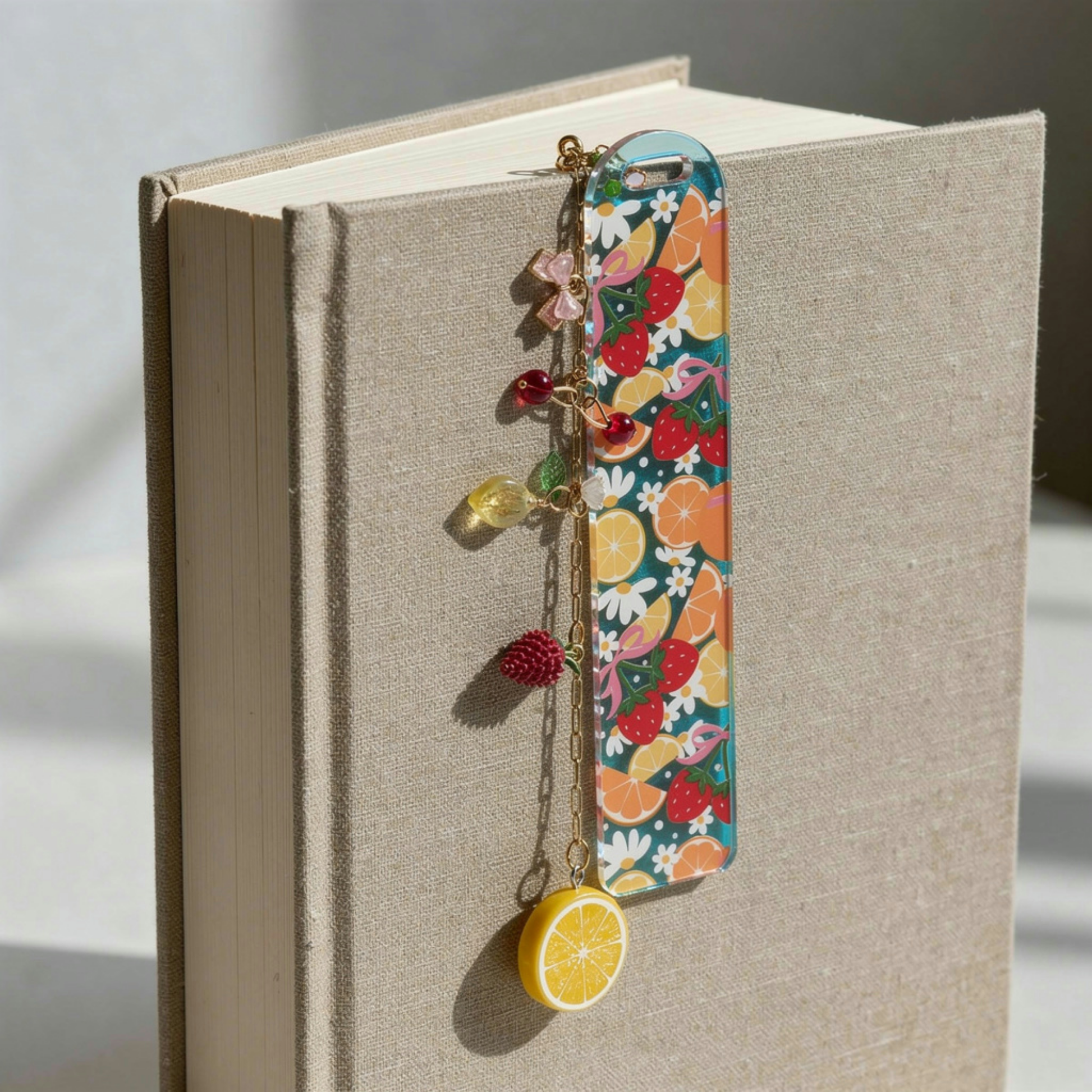 Strawberry Orange Bookmark. Orange Lemon Strawberry Bookmark. Orange & Strawberries Bookmark. Strawberry Lover Bookmark. Fruits Bookmark