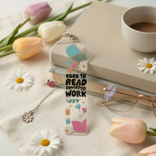 Book Lover Bookmark. Born To Read Bookmark