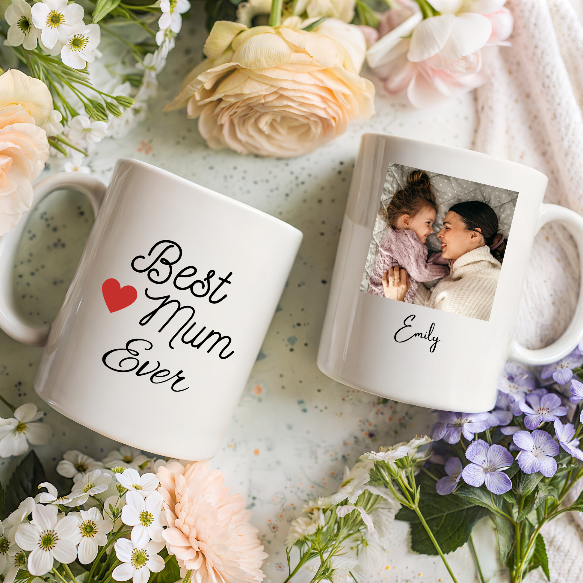 Personalised Best Mum Ever Mug, Custom Mother's Day Gift, Personalised Gift for Mum, Mother's Day Mug. Custom Best Mum Ever Mug
