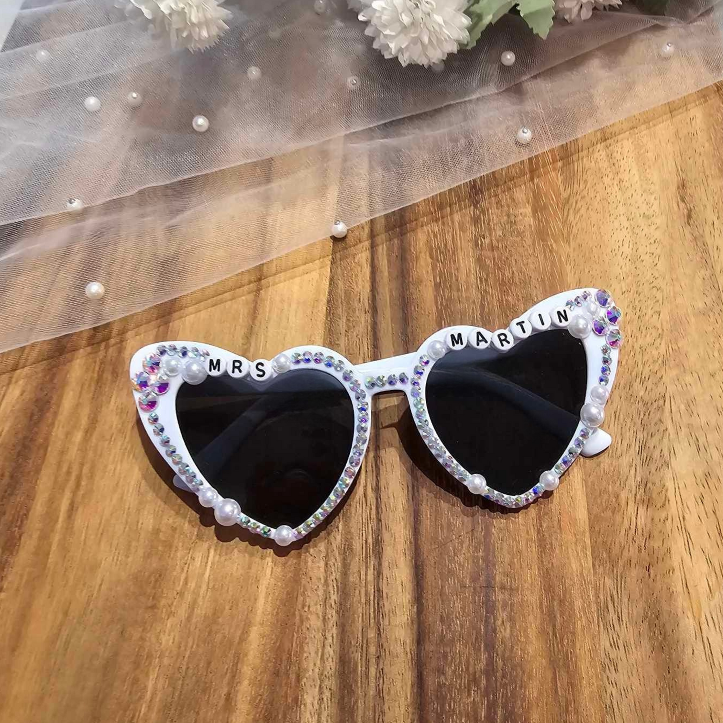 Custom Bride Sunglasses. Personalised Bride Sunglasses. Bride to be Sunglasses. Bride to be Sunglass Bridal Shower Sunglass