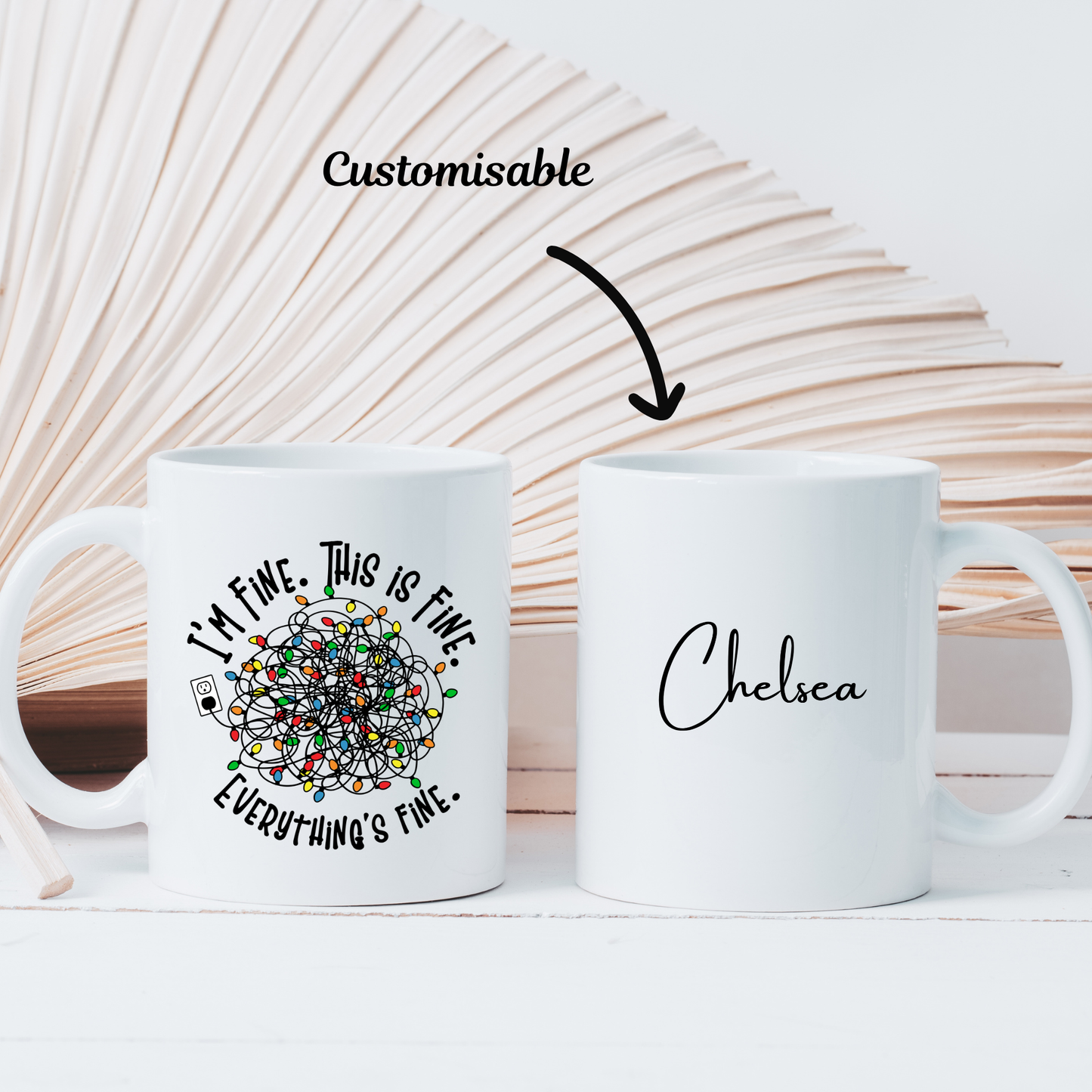 Personalised Christmas mug