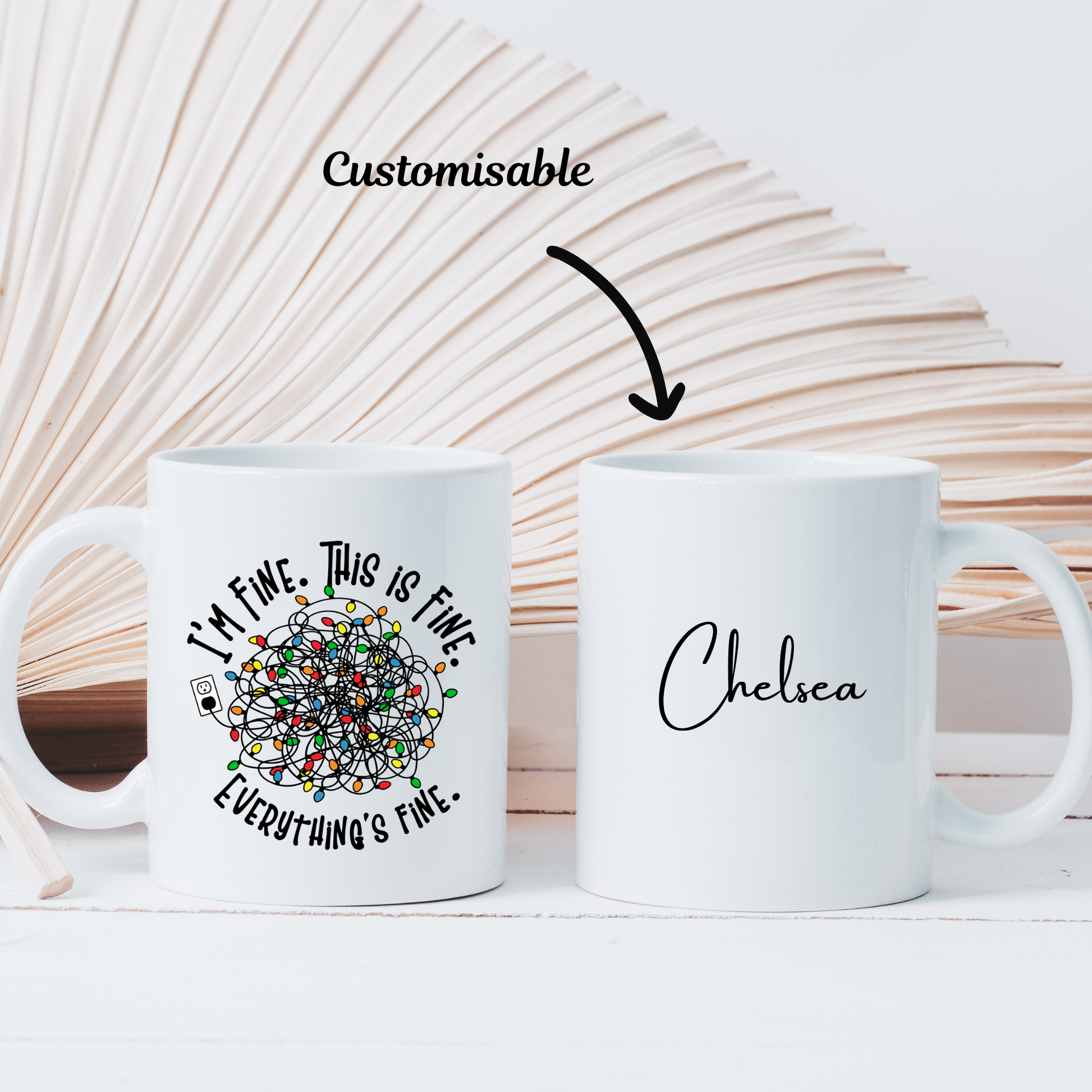 Personalised Christmas mug