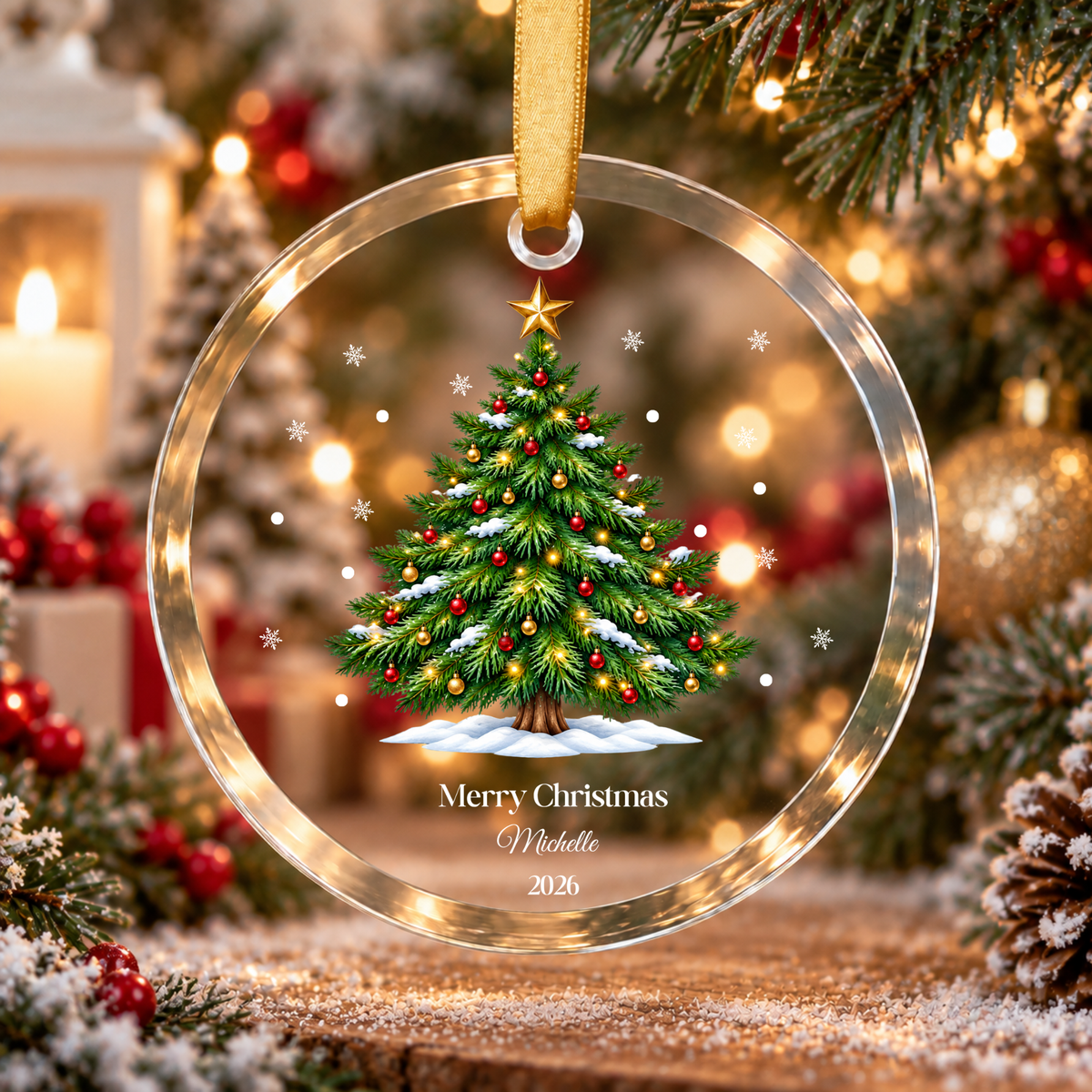 Personalised Christmas Ornament, Family Christmas Ornament Personalised Family Custom Family Christmas Ornament