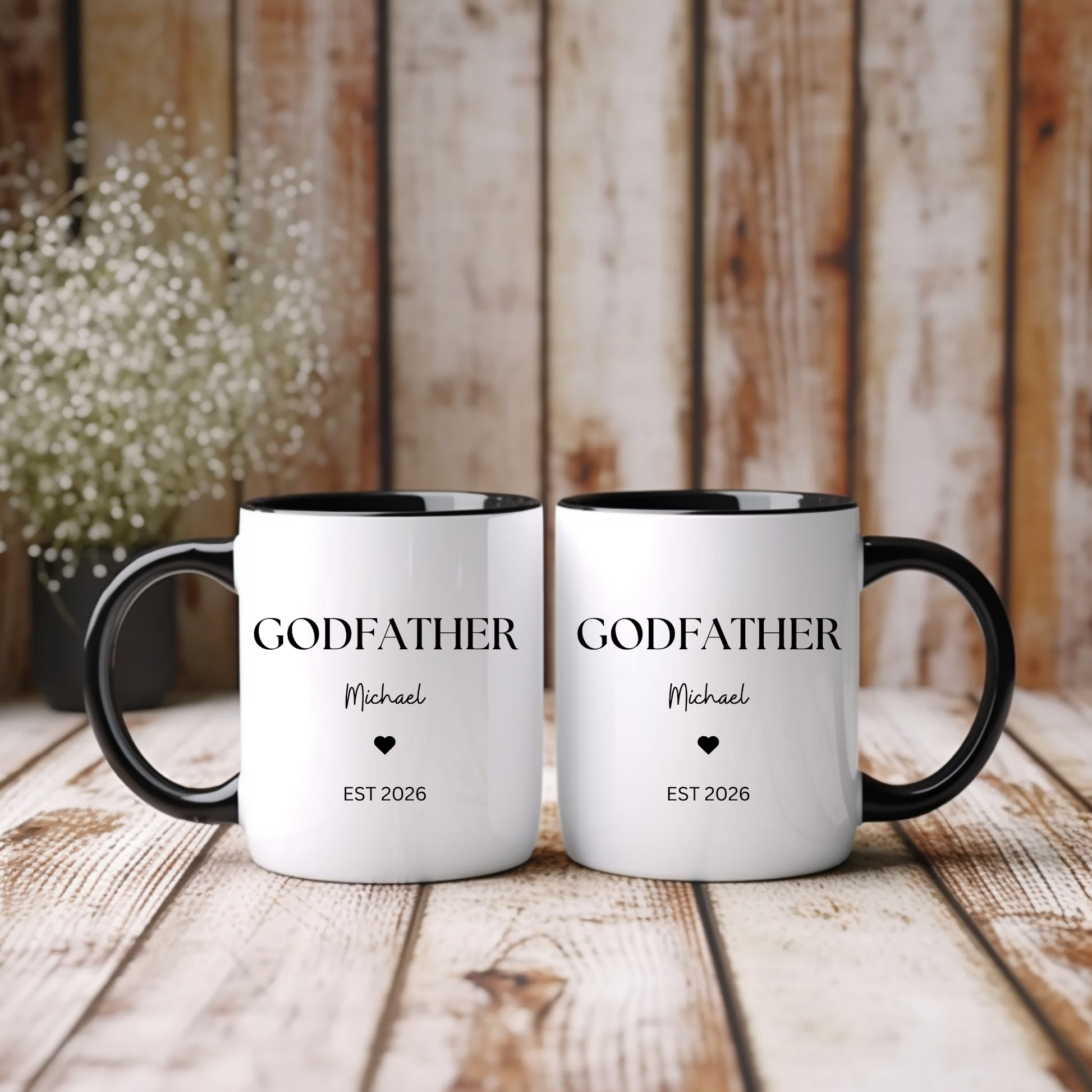 Godmother and Godfather Mug. Gifts Godparents Mugs. Personalised Godparents Mugs. Godmother Mug. Godfather Mug. Godparents Gifts Godparents