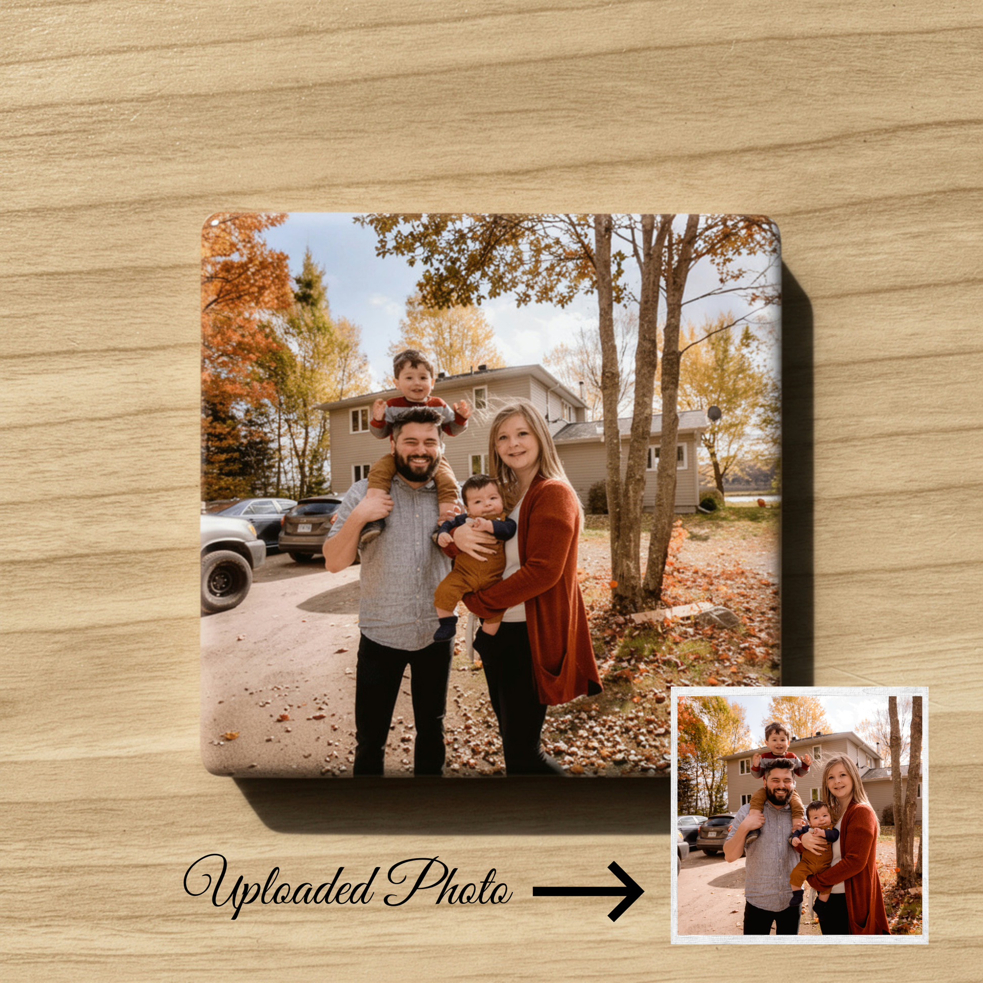 Custom Photo Ceramic Fridge Magnet. Personalised Picture Magnet. Custom Ceramic Fridge Magnet. Photo Fridge Magnet. Custom Ceramic Magnet