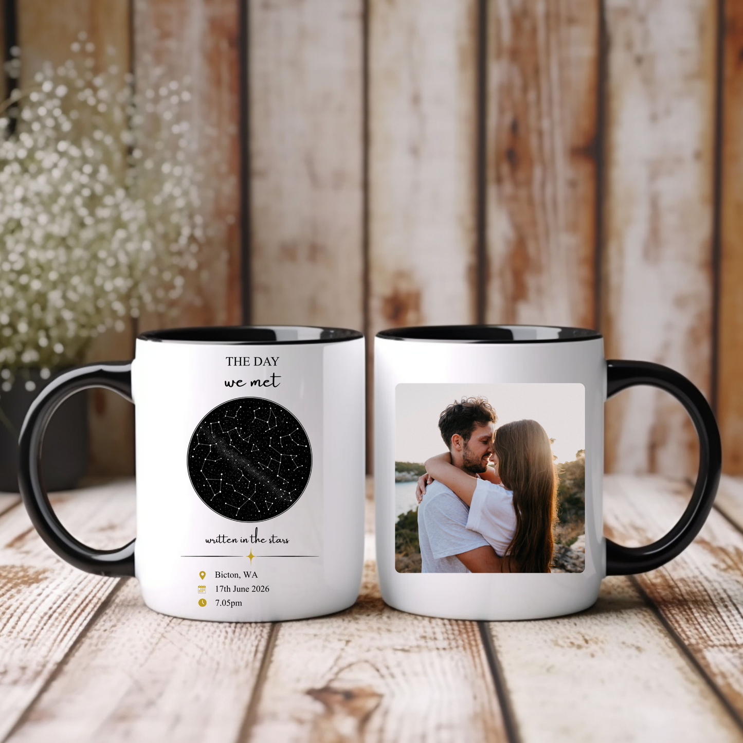 Star Alignment Mug 
Constellation Mug 
Night Sky Mug