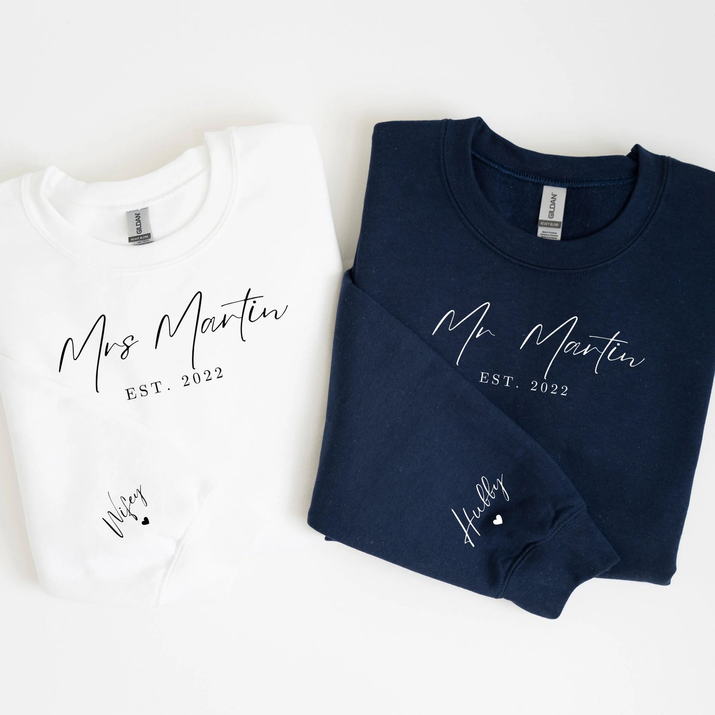 Personalised Mr & Mrs Sweatshirt