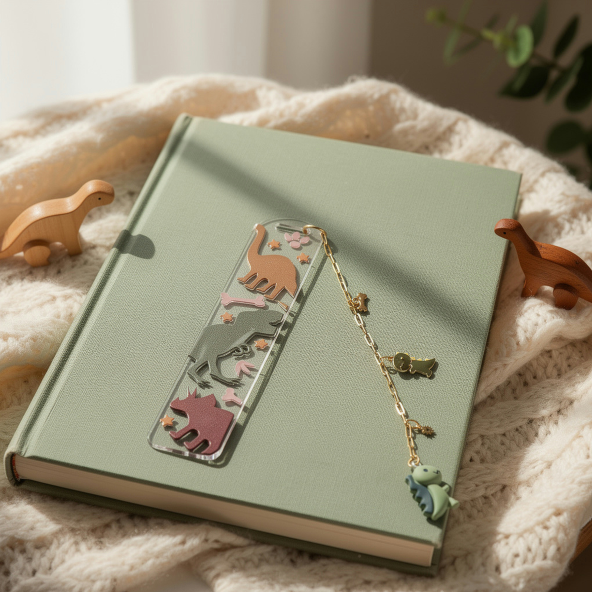 Dinosaur Bookmark for Kids . Dino Bookmark .  Dinosaur Lover Gift . Dinosaur Lover Bookmark for Kids