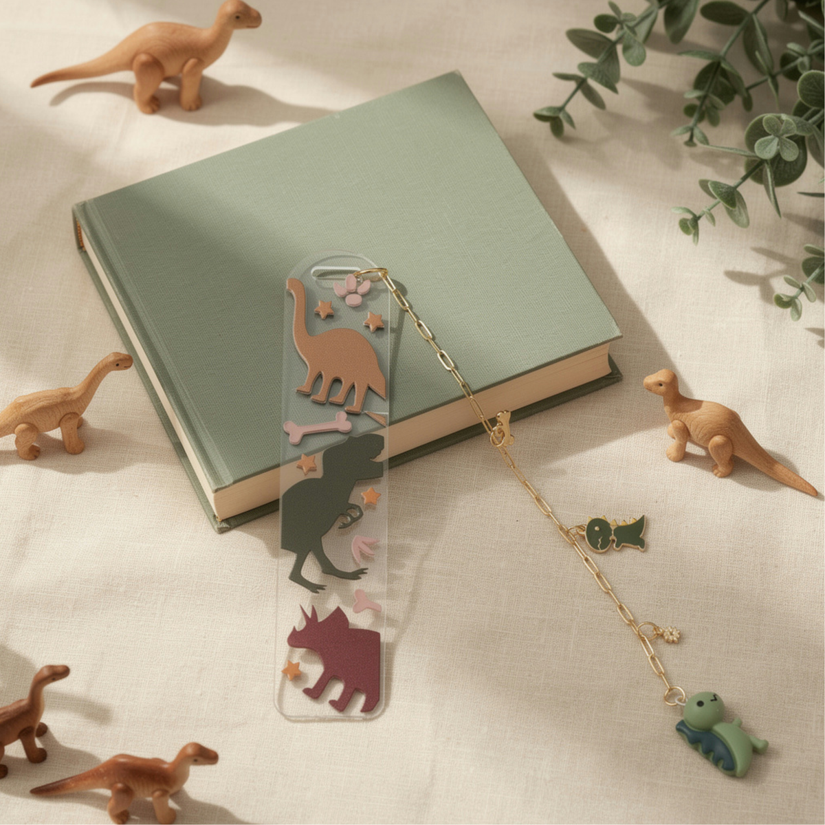 Dinosaur Bookmark for Kids . Dino Bookmark .  Dinosaur Lover Gift . Dinosaur Lover Bookmark for Kids