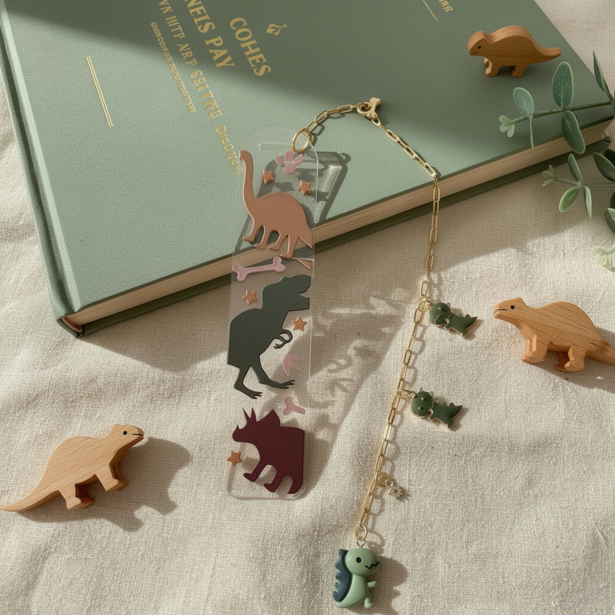Dinosaur Bookmark for Kids . Dino Bookmark .  Dinosaur Lover Gift . Dinosaur Lover Bookmark for Kids