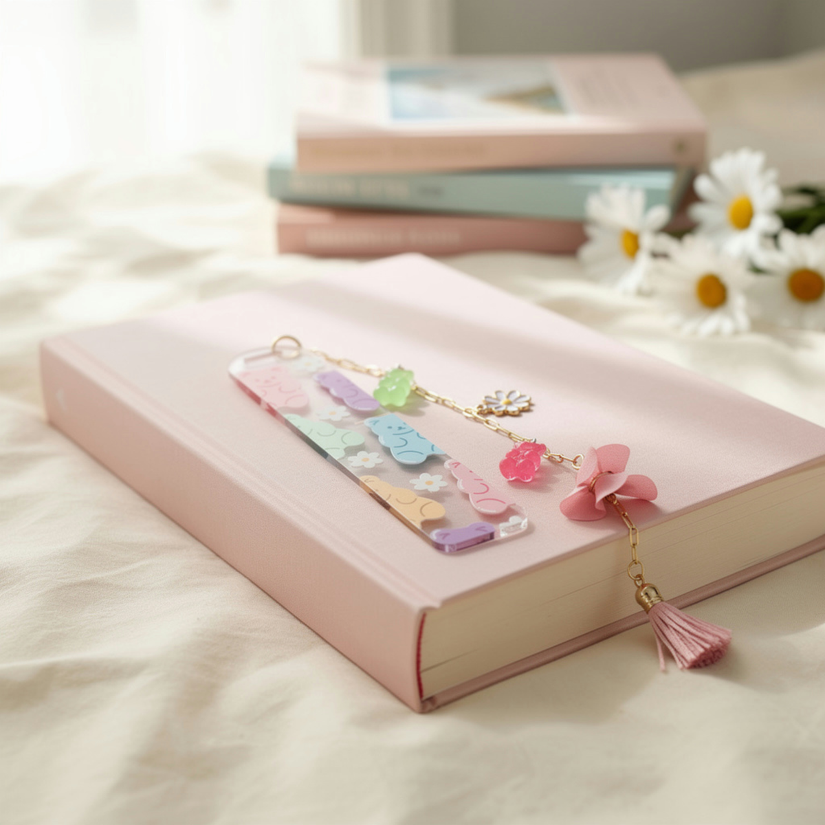 Gummy Bear Bookmark . Gummy Bears Bookmark with Charms . Gummy Bear Lover Gift