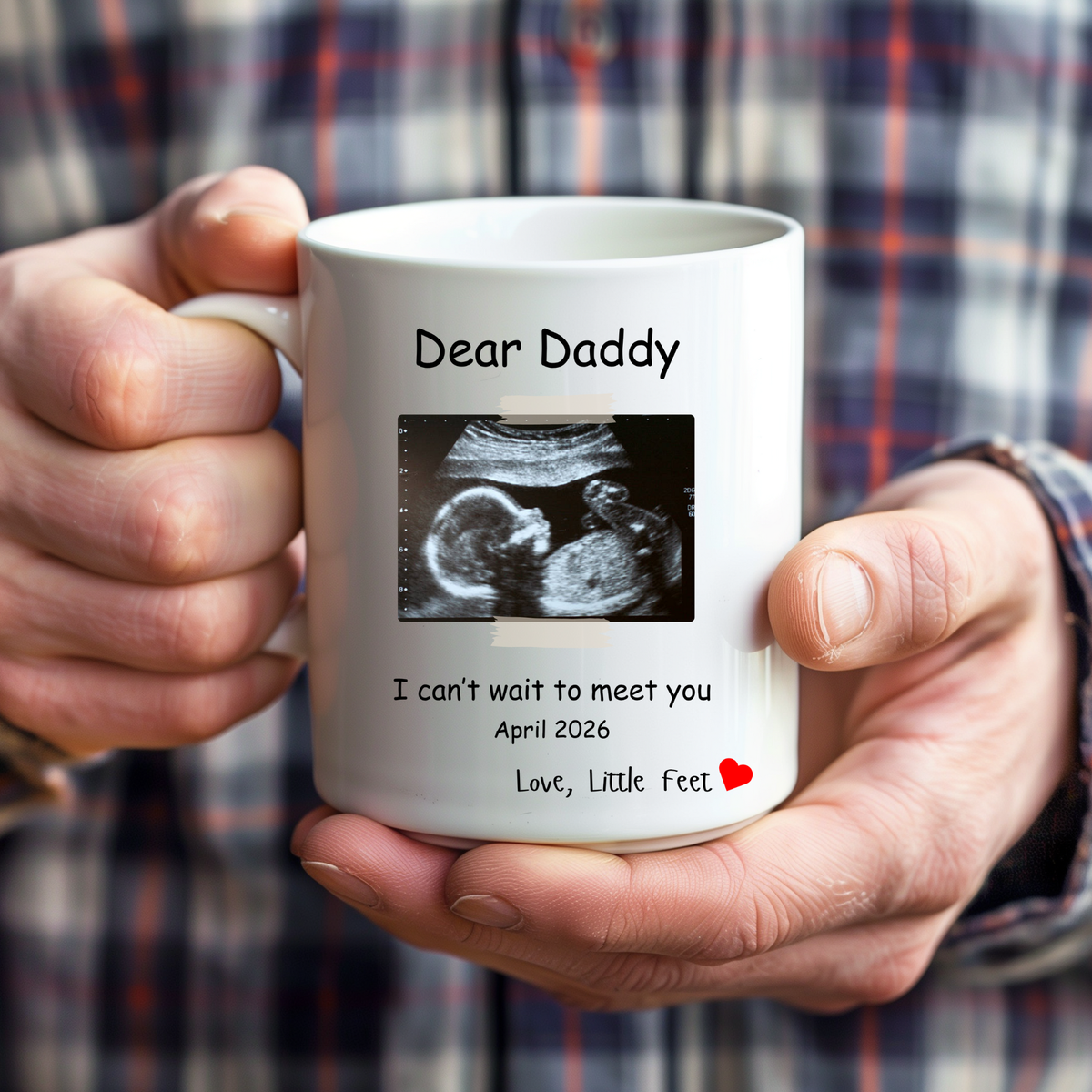 Dad Baby Reveal Mug