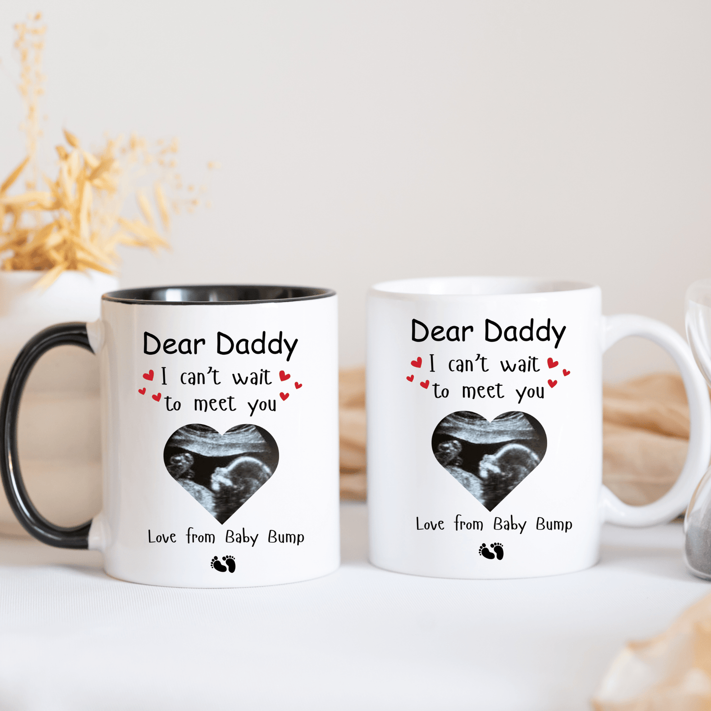 Dad baby reveal mug