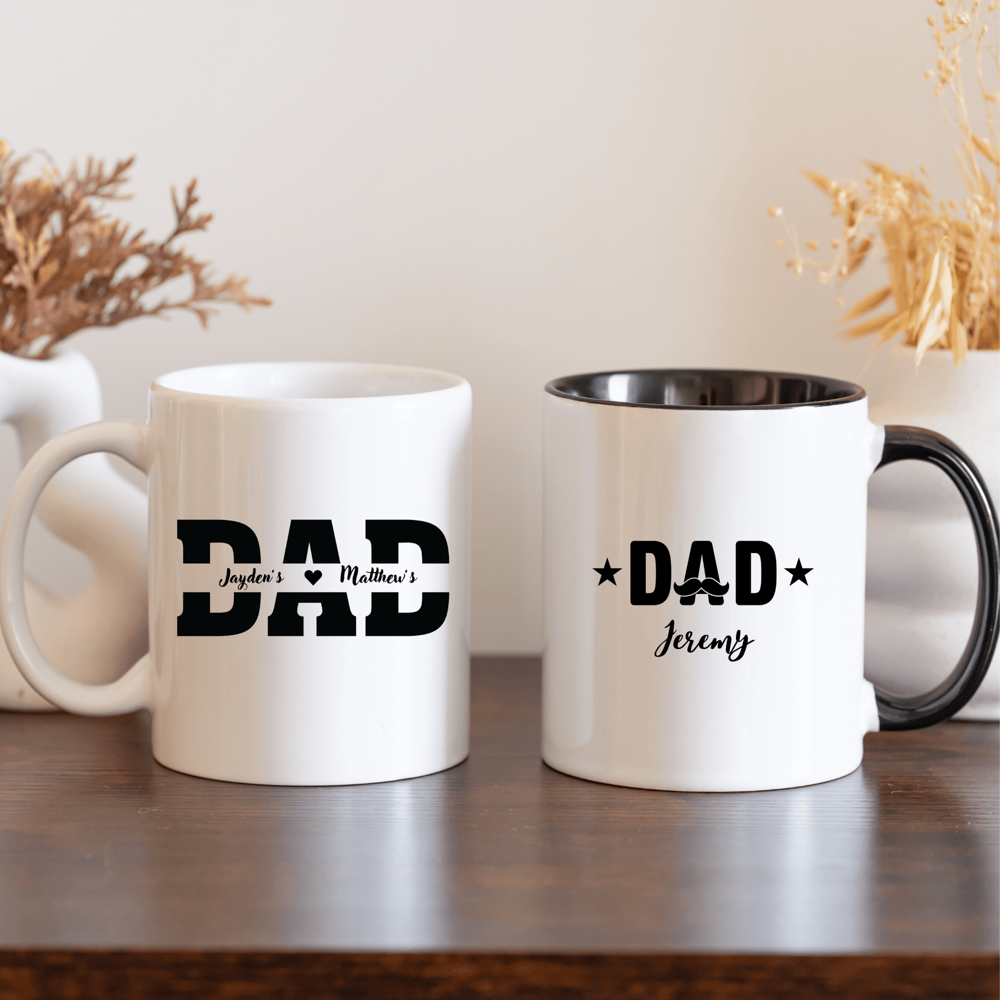 Personalised Dad Mug with kids names