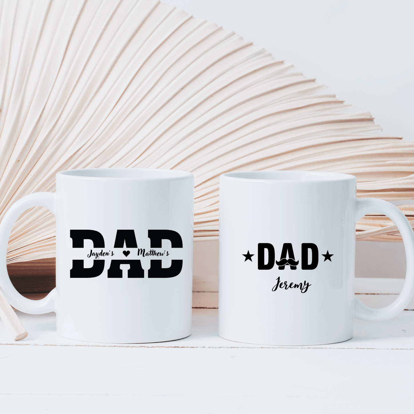 Personalised Dad Mug with kids names