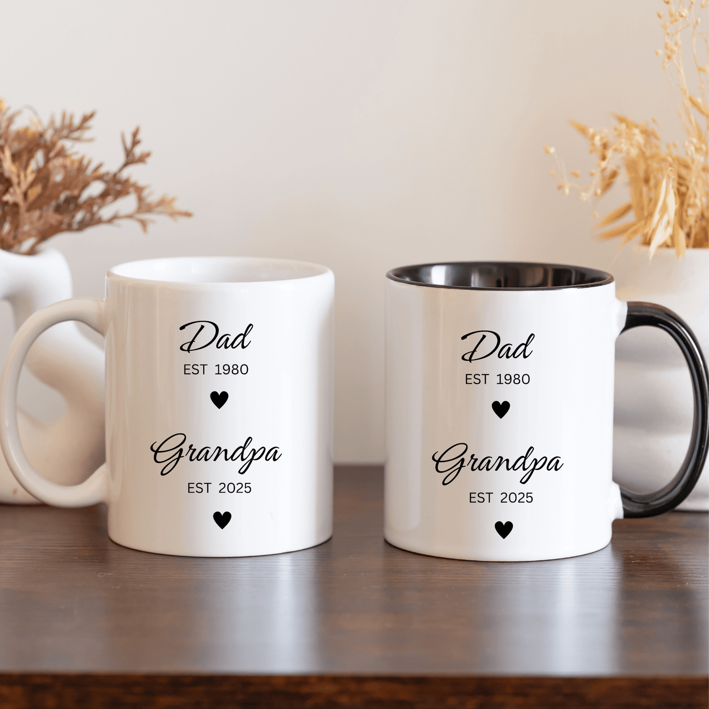 Dad To Grandpa Personalised Mug