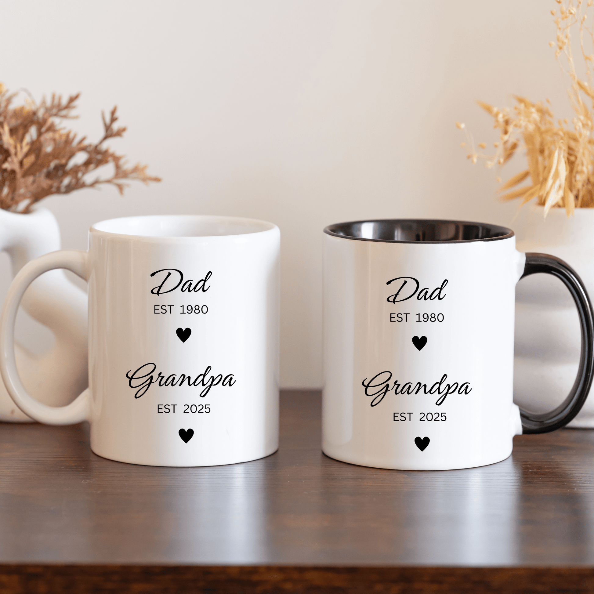 Dad To Grandpa Personalised Mug