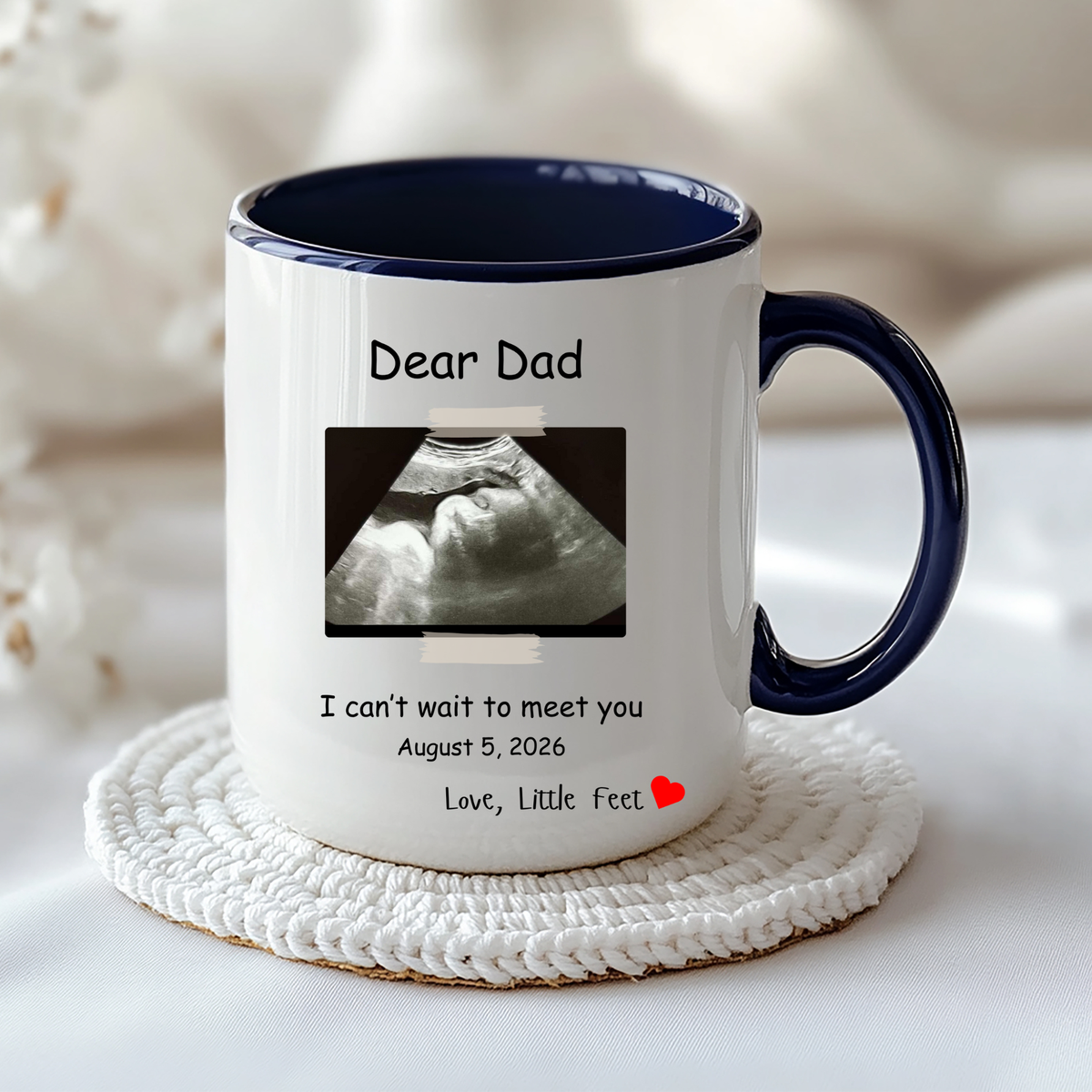 Dad Baby Reveal Mug