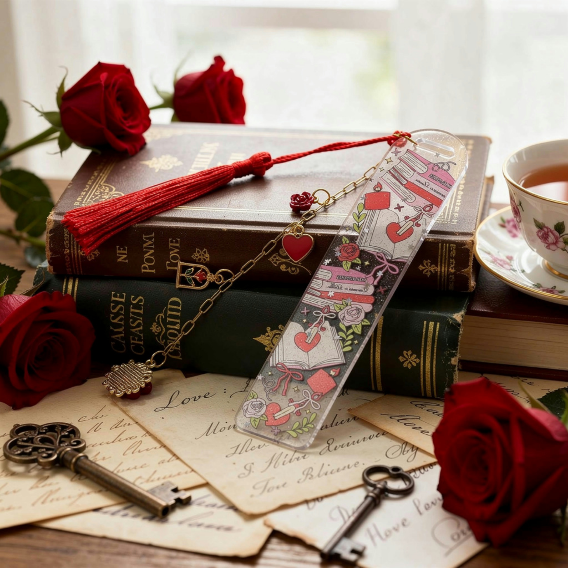 Spicy Romance Bookmark. Spicy Romance Reader Bookmark. Spicy Romance Gift