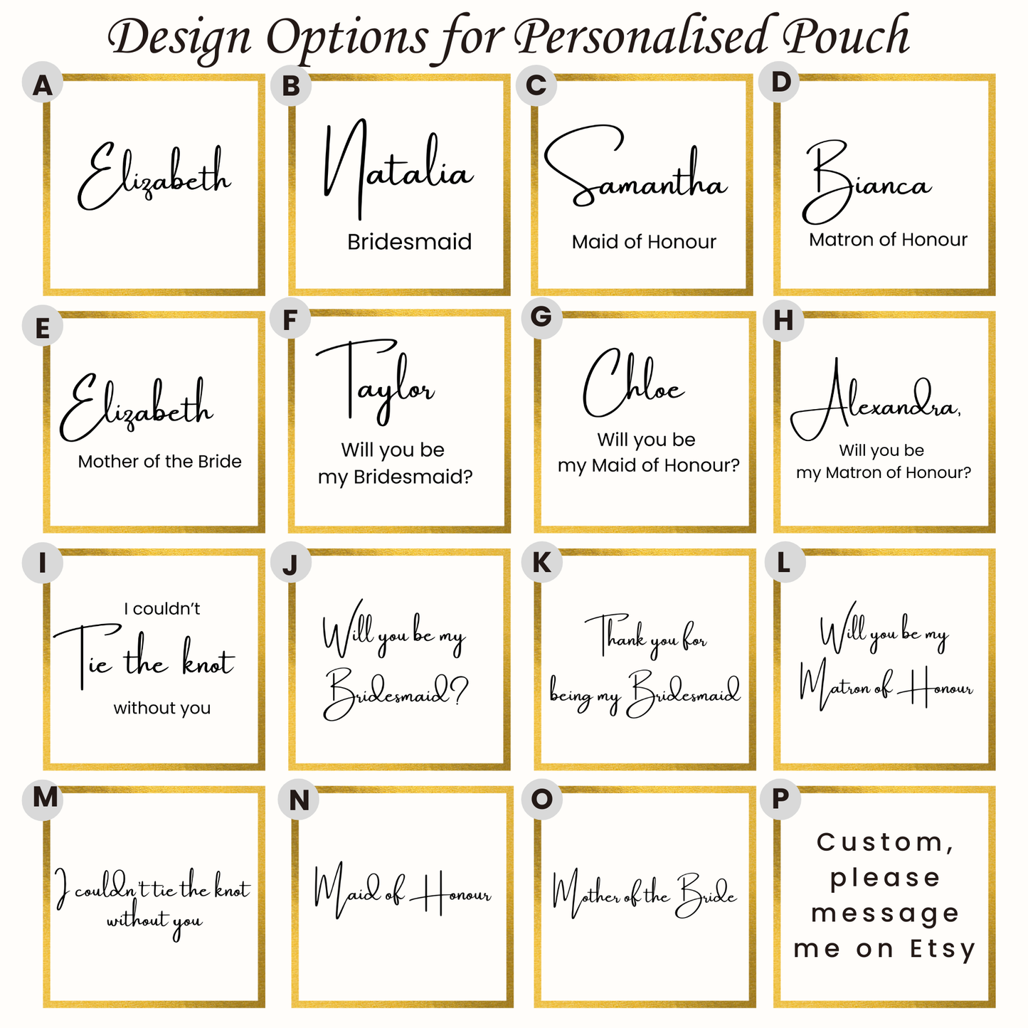 Design Options Bridesmaid Proposal Gift Bridesmaid Gifts, I couldn't tie the knot without you