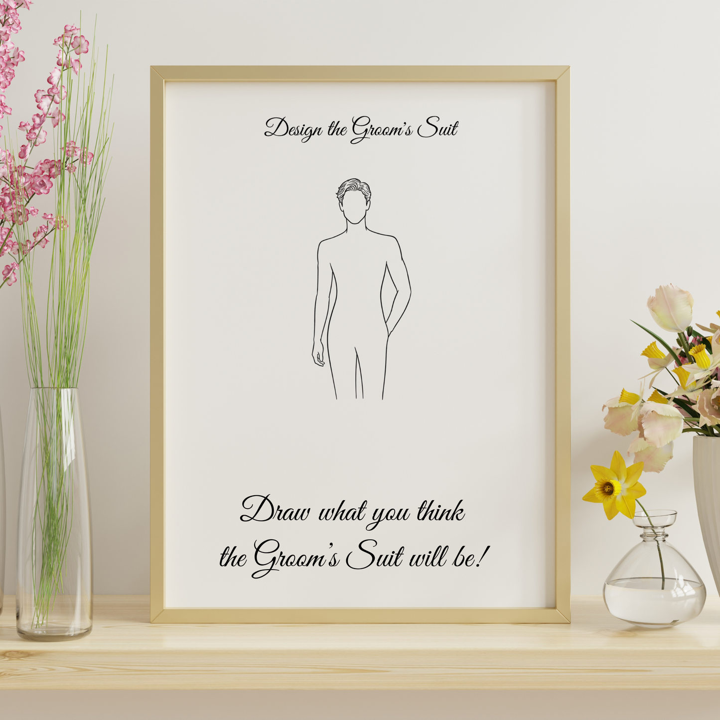 Draw the Grooms Suit Guess the Grooms suit Design the Groom suit Draw the Grooms tux Design the grooms tux