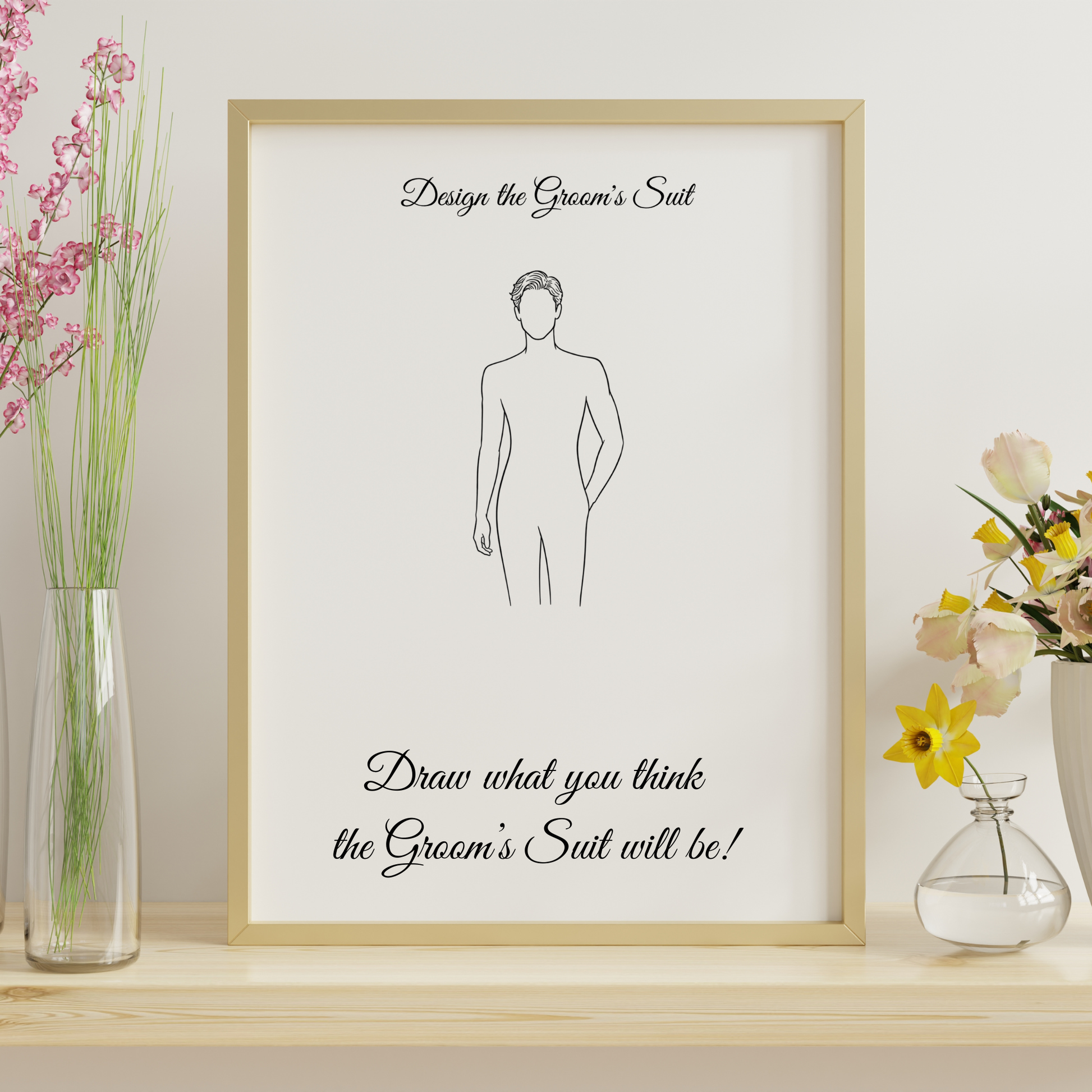 Draw the Grooms Suit Guess the Grooms suit Design the Groom suit Draw the Grooms tux Design the grooms tux