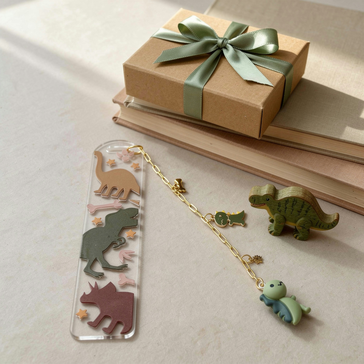 Dinosaur Bookmark for Kids . Dino Bookmark .  Dinosaur Lover Gift . Dinosaur Lover Bookmark for Kids