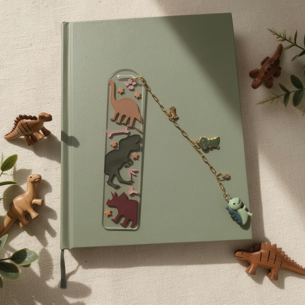 Dinosaur Bookmark for Kids . Dino Bookmark .  Dinosaur Lover Gift . Dinosaur Lover Bookmark for Kids