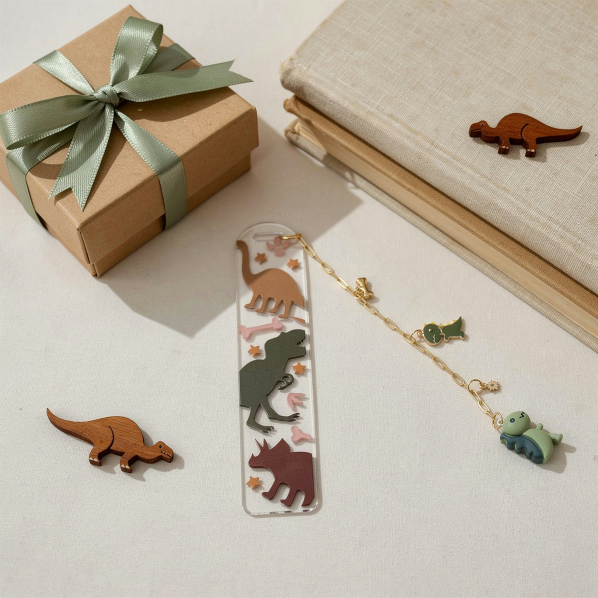 Dinosaur Bookmark for Kids . Dino Bookmark .  Dinosaur Lover Gift . Dinosaur Lover Bookmark for Kids