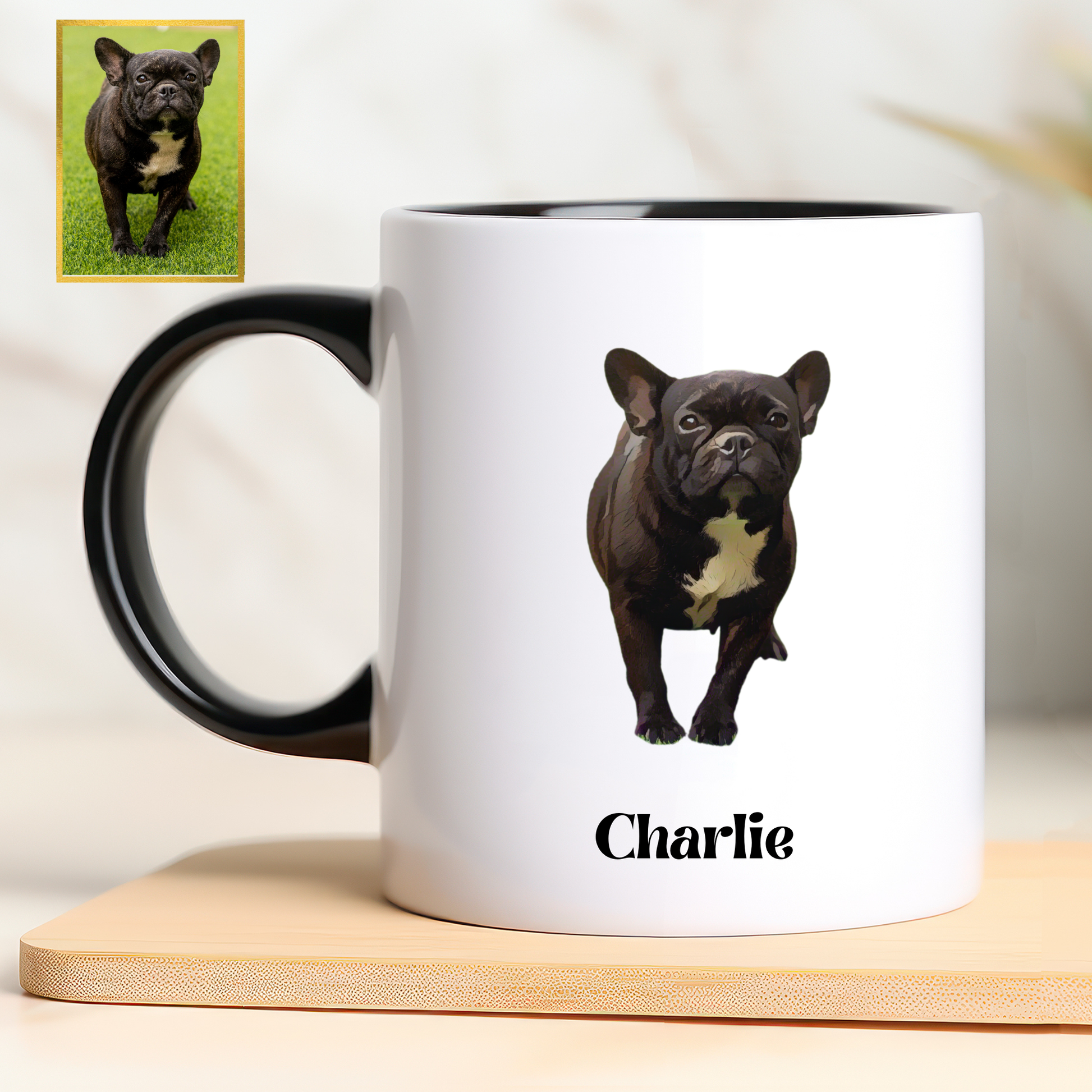 Custom Pet Mug Personalised Pet Photo Mug, Pet Portrait, Pet Memorial Gift, Pet Portrait Mug Gift