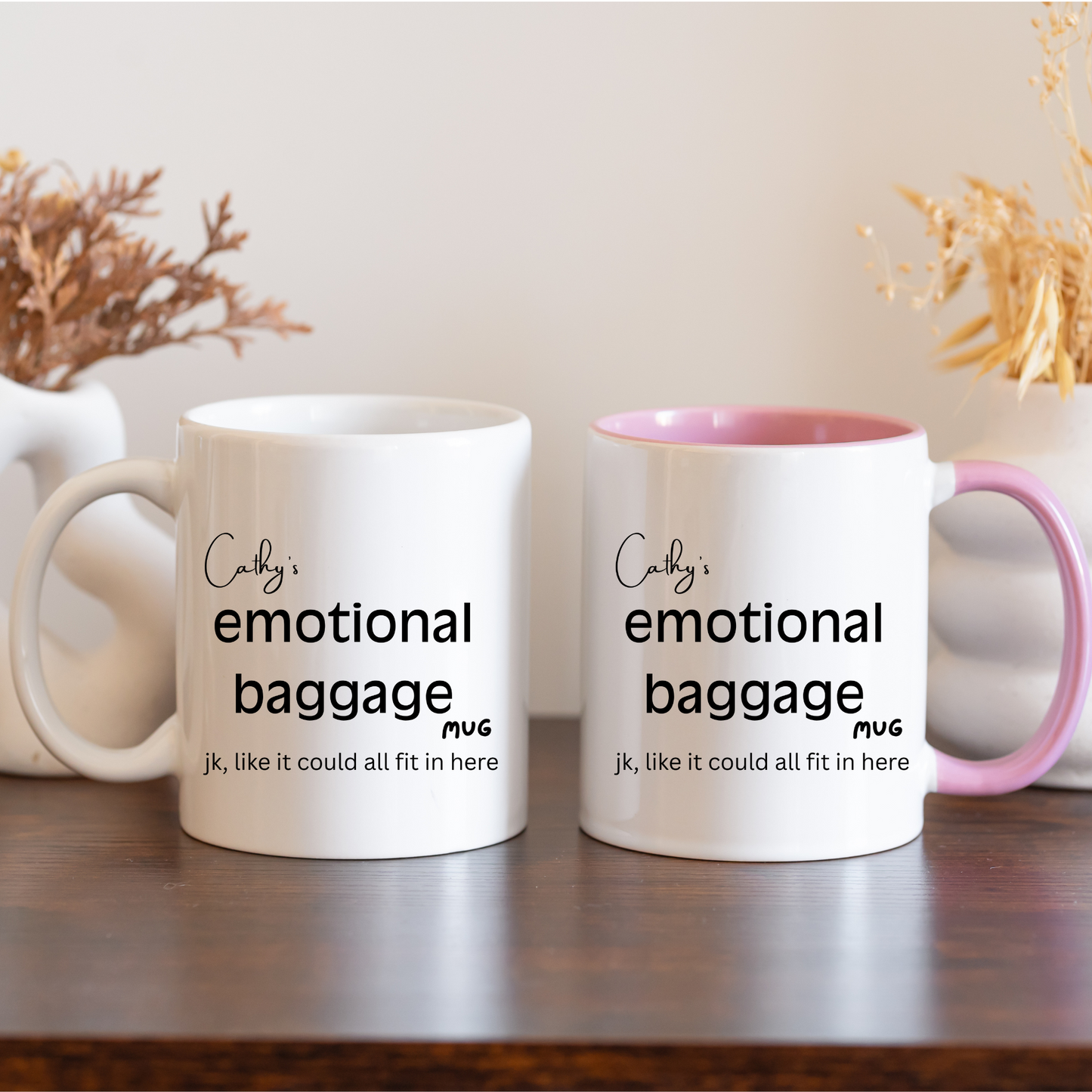 Emotional baggage mug. Secret Santa gift idea