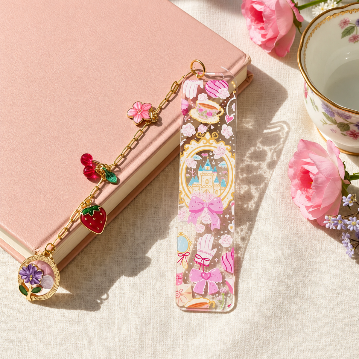 Princess Bookmark Fairytale Bookmark Castle Bookmark
