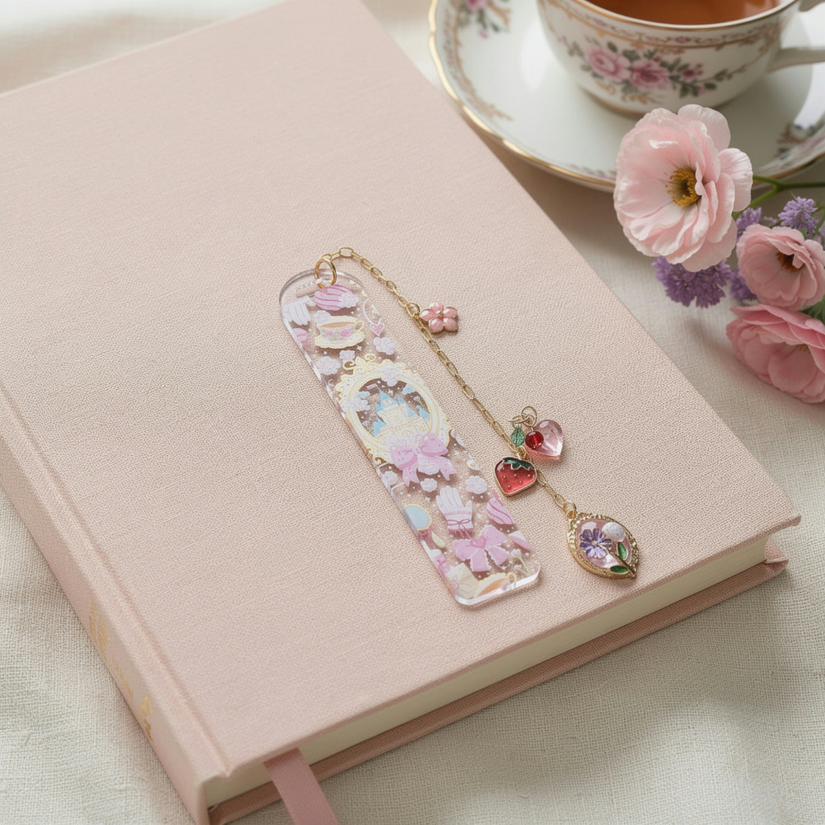 Princess Bookmark Fairytale Bookmark Castle Bookmark