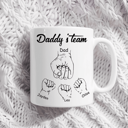 Fist bump daddys Team mug