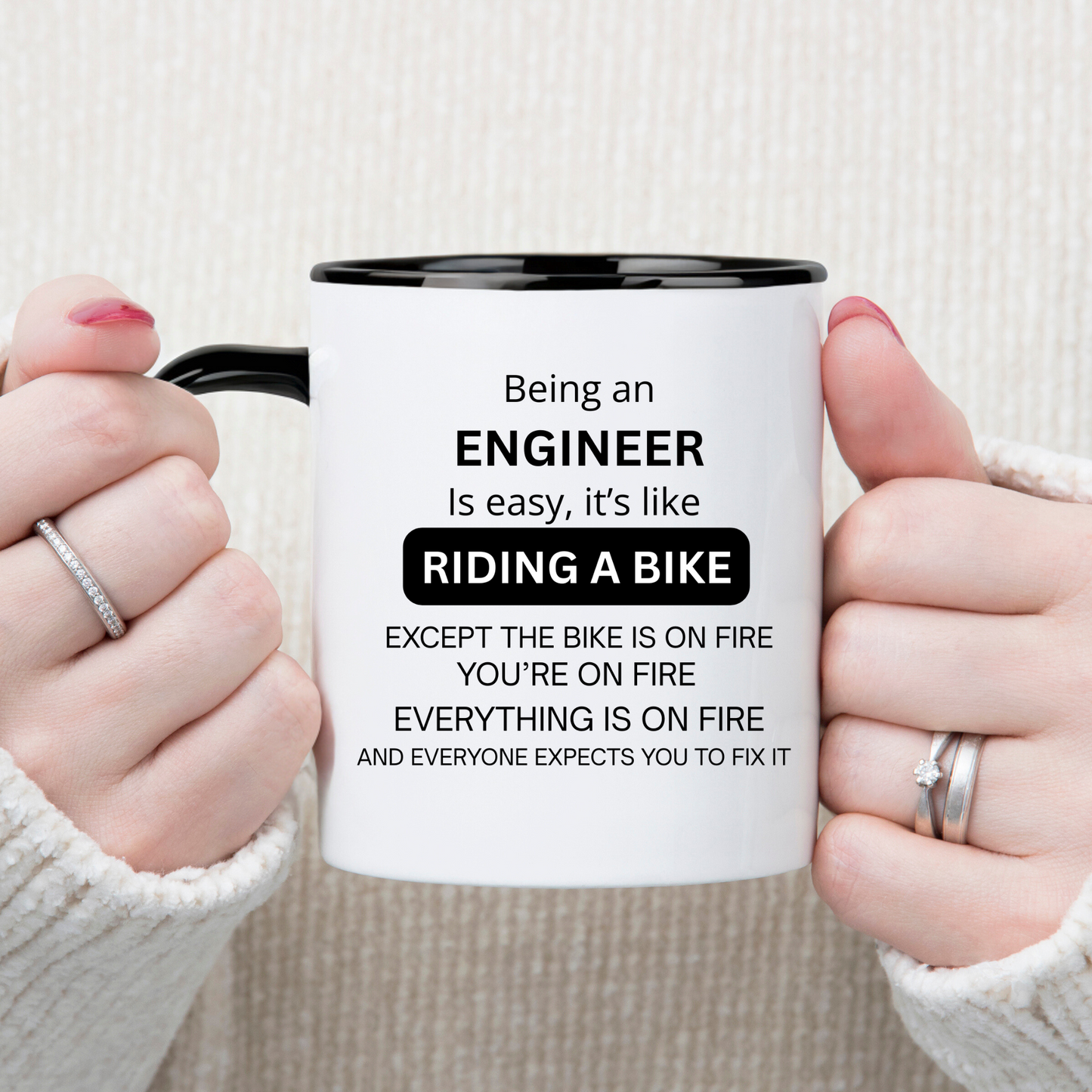 Personalised Engineer Mug Custom Engineer Gift Engineering Coffee Mug Mechanical Civil Electrical Engineer Gift