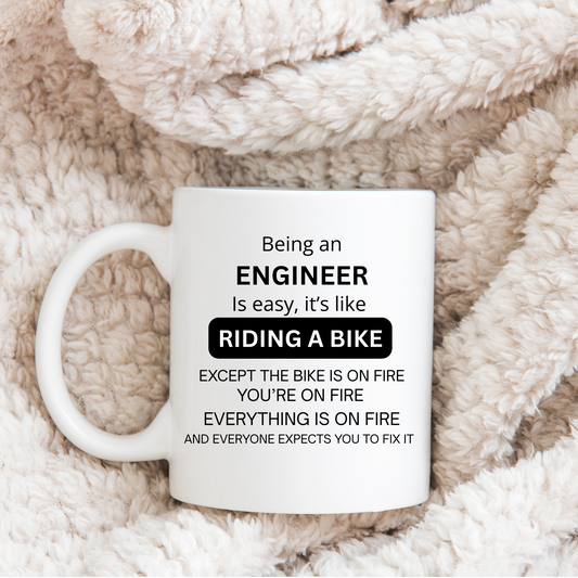 Personalised Engineer Mug Custom Engineer Gift Engineering Coffee Mug Mechanical Civil Electrical Engineer Gift