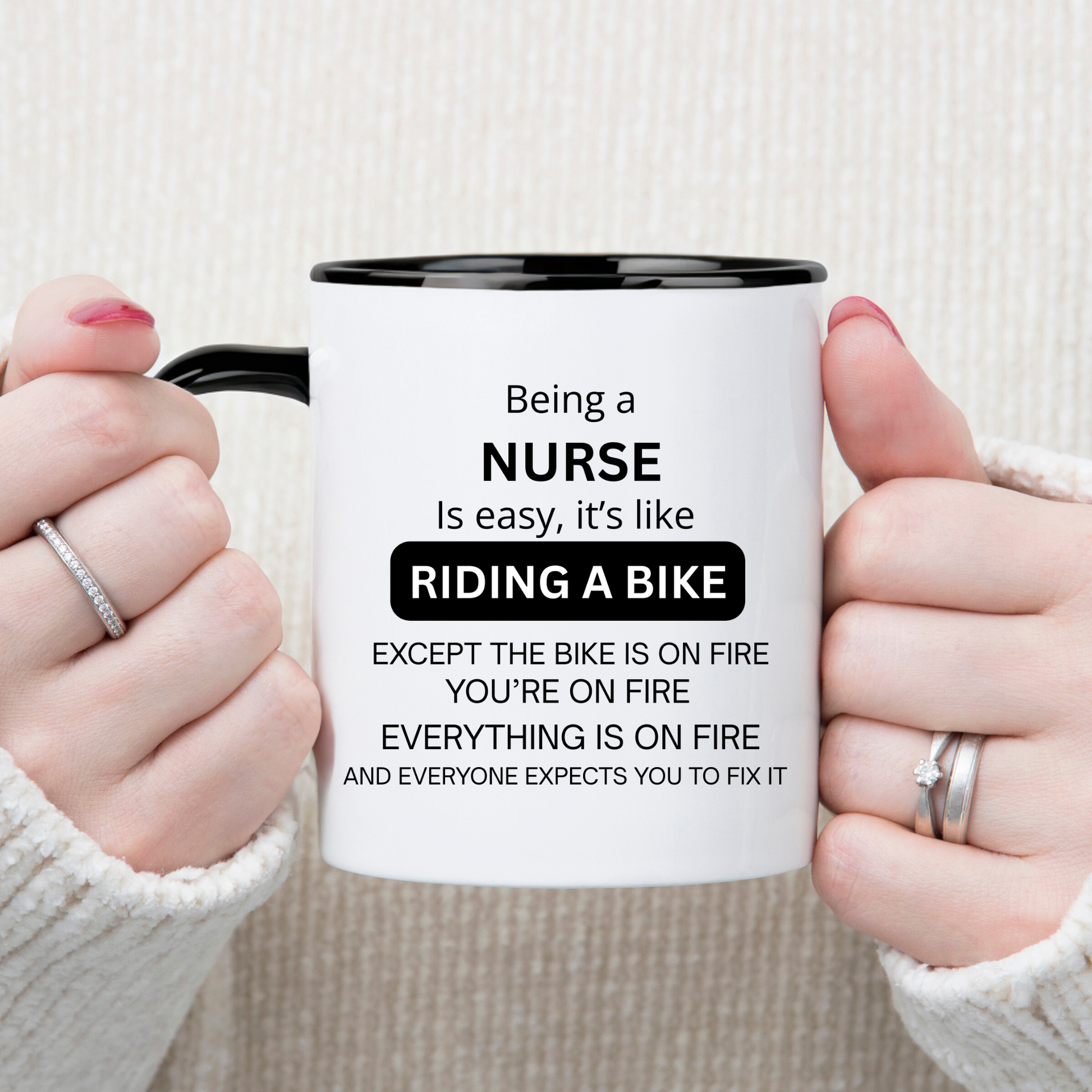 Personalised Nurse Mug. Custom Nurse Gift. Nurse Appreciation Gift. Nursing Graduation Gift. Funny RN Gift. Custom RN Gift