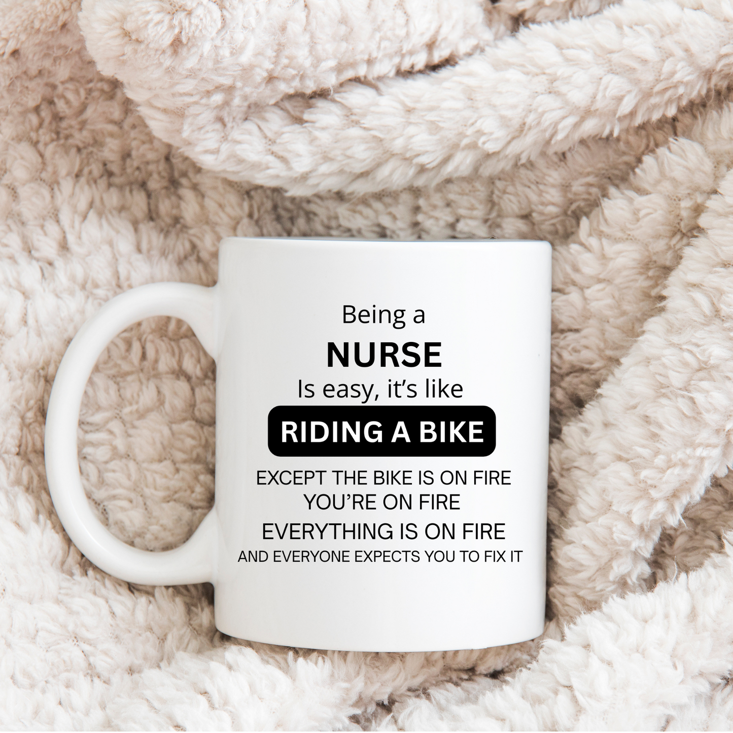 Personalised Nurse Mug. Custom Nurse Gift. Nurse Appreciation Gift. Nursing Graduation Gift. Funny RN Gift. Custom RN Gift